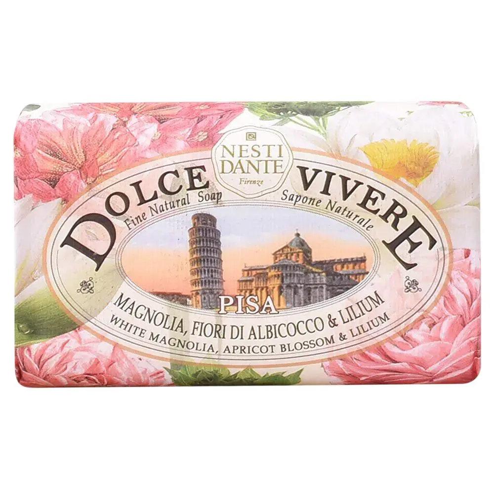 Nesti Dante, Dolce Vivere Pisa, Hydrating & Cleansing & Nourishing, Floral, Scented Soap Bar , Body, 250 g