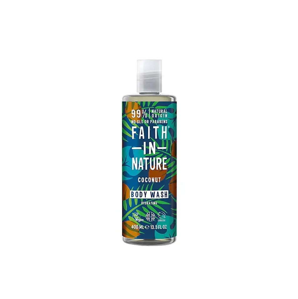 Faith In Nature , Coconut, Cleansing AND Hydrating, Body Wash, 400 ml