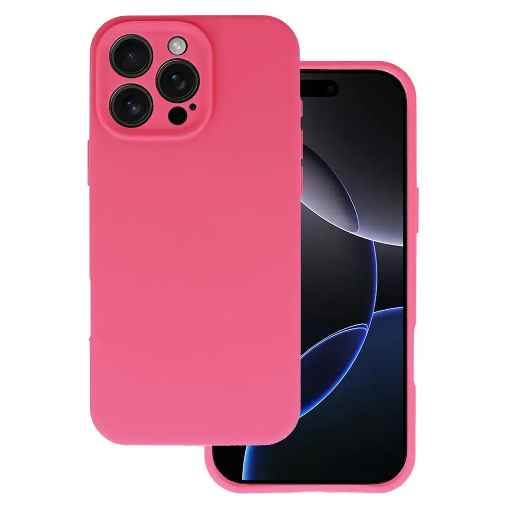 Silicone Lite maciņš telefonam iPhone 16 Pro Max rozā