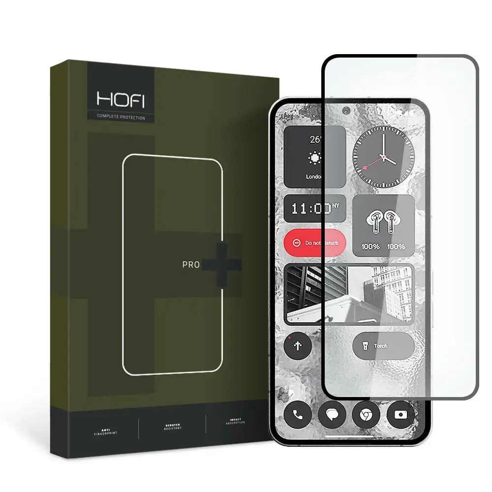 HOFI GLASS PRO+ NOTHING PHONE 2 BLACK TEMPERED GLASS