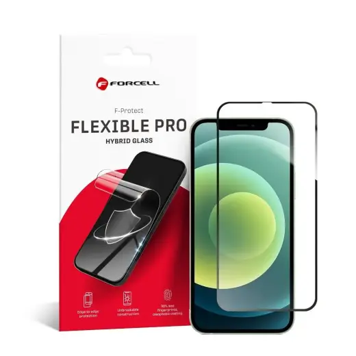 Forcell Flexible 5D hibridinis stiklas telefonui iPhone 12 | iPhone 12 Pro