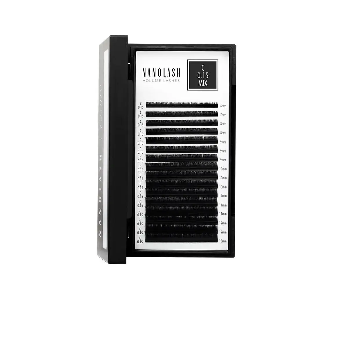 Nanolash - Volume Lashes Pestanas Postizas 015 C 6 13 Mm 1 U