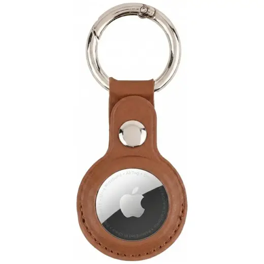 Mercury AirTag case brown