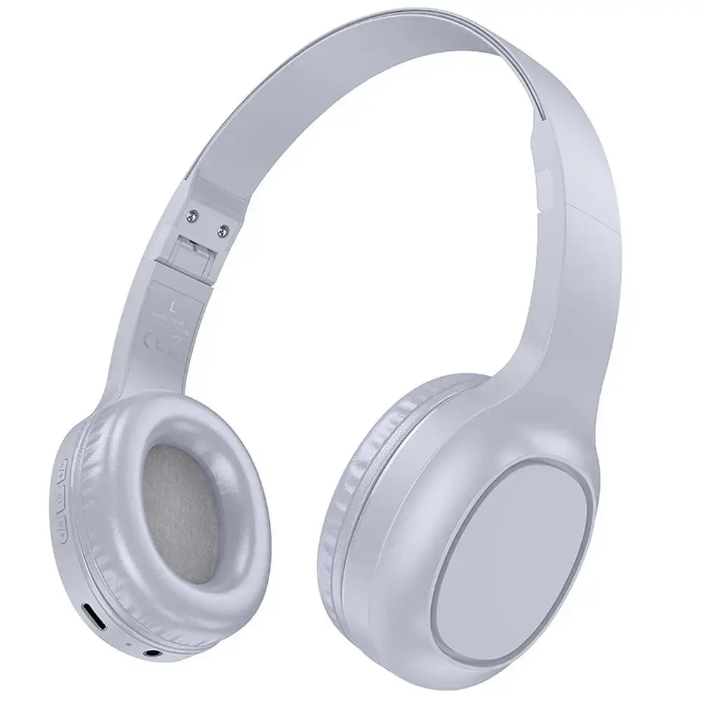 Wireless headphones Hoco W46 light blue gray