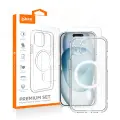 Vmax set Mag case + glass 2,5D premium for iPhone 13 6,1" Photo