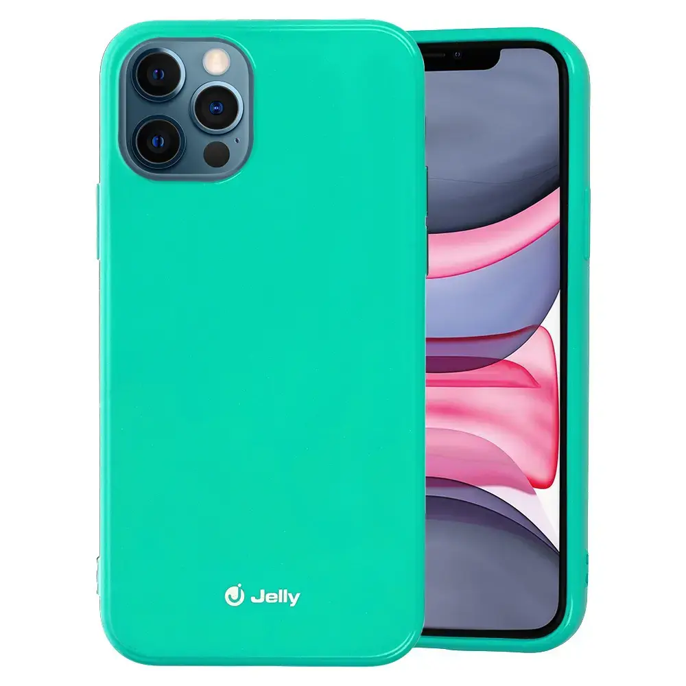 Jelly maciņš telefonam iPhone 14 Pro zaļš