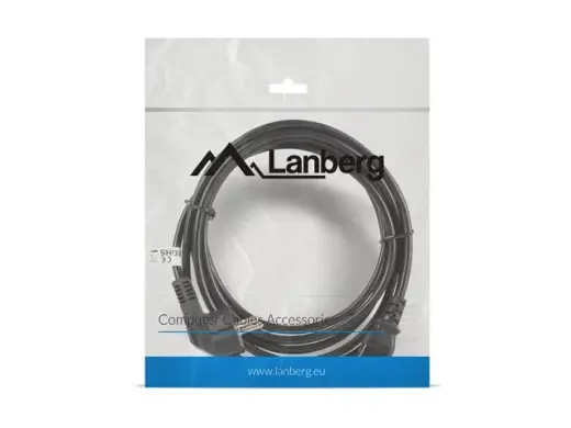 Power cable CEE 7|7 - IEC 320 C13 3M VDE 3M black