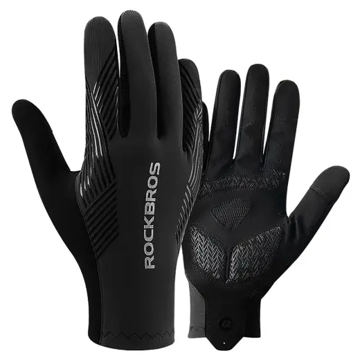 Rockbros cycling gloves spring/summer/autumn, full, size: S - black