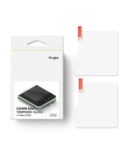 RINGKE ЗАКАЛЕННОЕ СТЕКЛО 2 ШТ. GALAXY Z FLIP 5 ПРОЗРАЧНОЕ