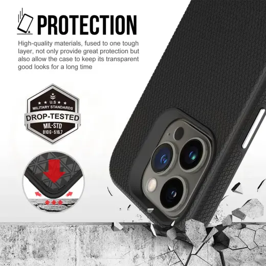 Vmax Triangle case for iPhone 13 6,1" black Photo