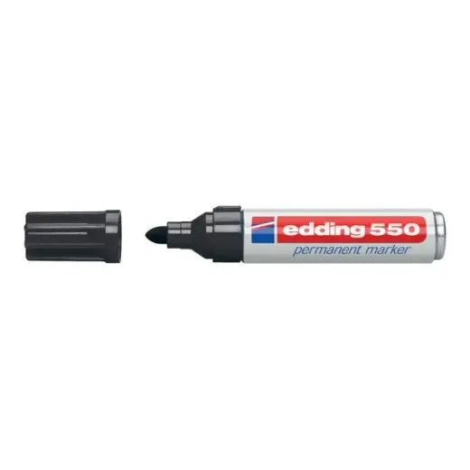 Edding 550 Perm Marker Black Schwarz (4-550001) (4550001)