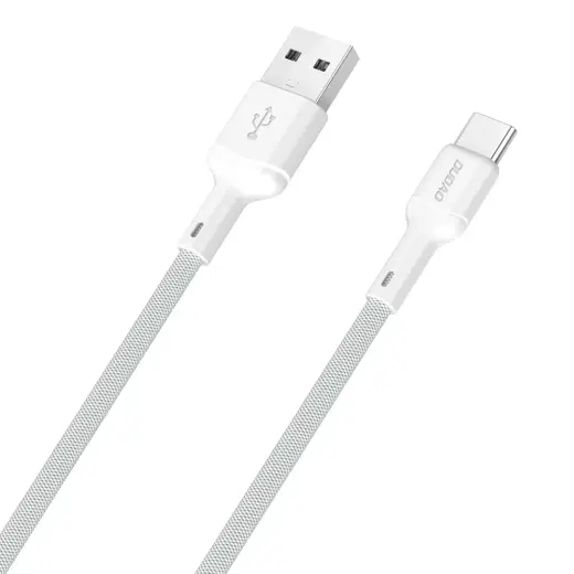 Dudao L9T data transfer and charging cable | USB-A to USB-C | 25W | 1m | white
