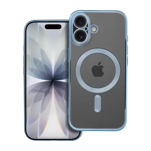 Electro Mag maciņš ar MagSafe atbalstu telefonam iPhone 17 zils