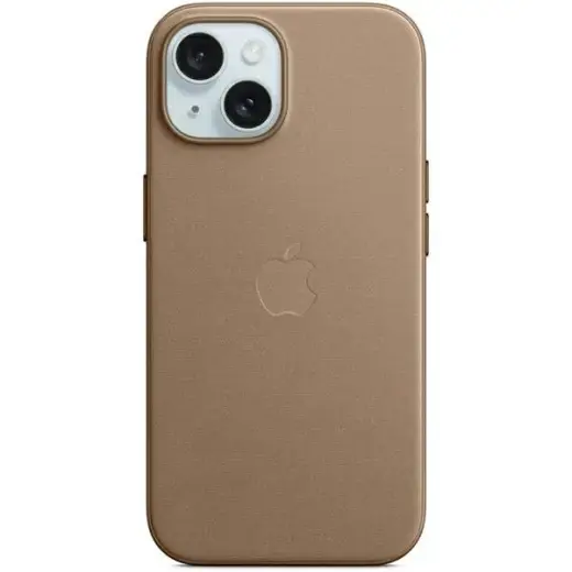 APPLE iPhone 15 Plus FineWoven Case with MagSafe - Taupe