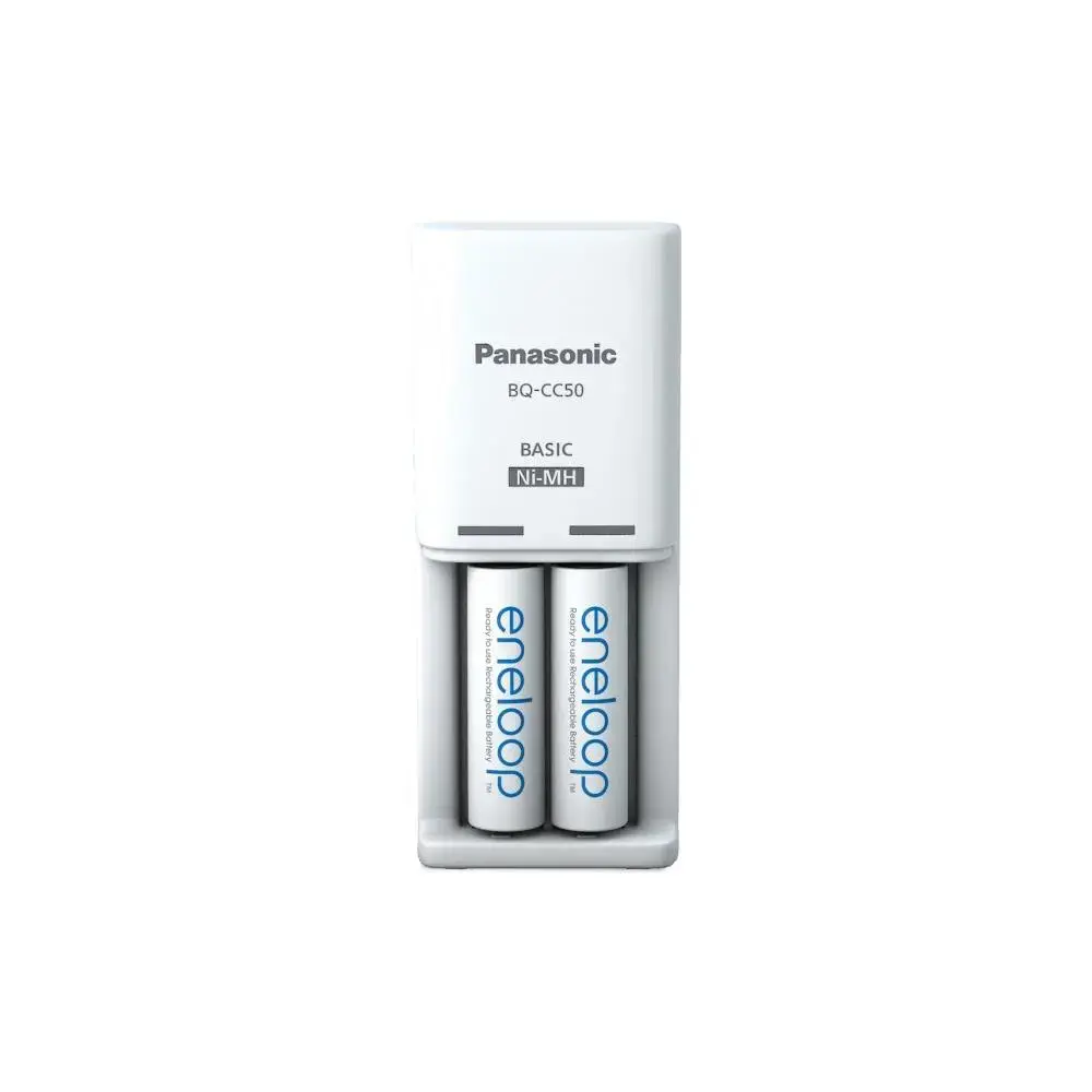 Panasonic charger Compact + 2x AA Eneloop 2000 mAh