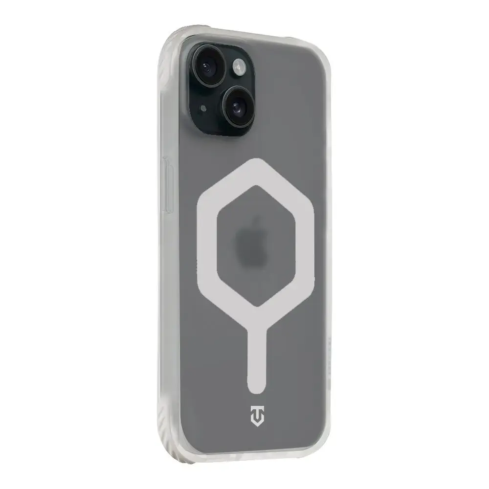 Tactical MagForce Hexagon Cover for Apple iPhone 15 T-White