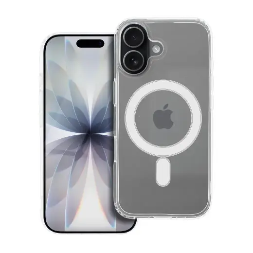 Case for iPhone 17 Clear Mag Cover (MID) compatible with MagSafe transparent