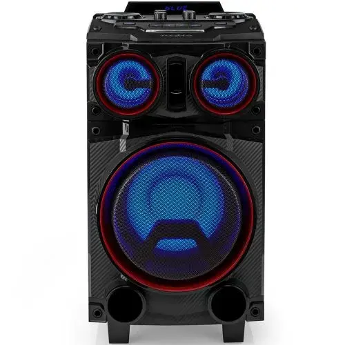 Nedis SPPT800BK USB|MICROSD|MP3|Bluetooth Bezvadu skaļrunis 120W