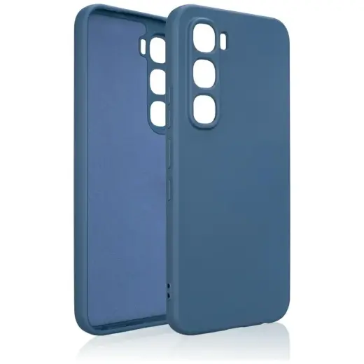 Etui Beline Silicone do Infinix Hot 60    Pro niebieski