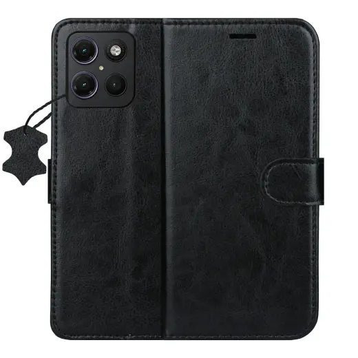 Smart Luxe leather case for Motorola Moto G15 / G15 Power / G17 / G17 Power black
