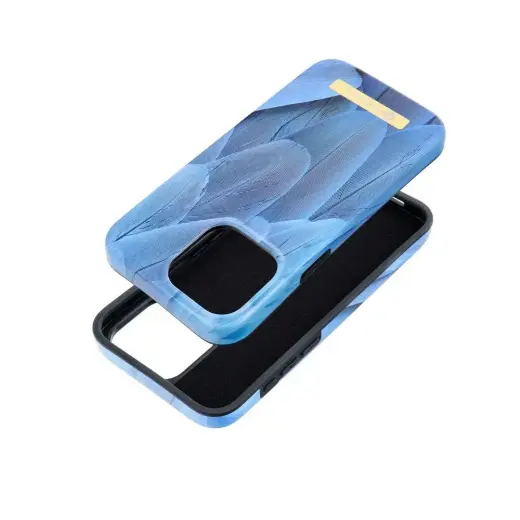 Forcell F-Protect Mirage maciņš ar MagSafe atbalstu telefonam iPhone 15 Pro Max zils