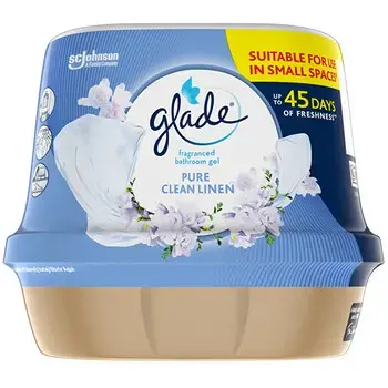 Glade Pure Clean Linen Gel - Vonný gel do koupelny 180.0g