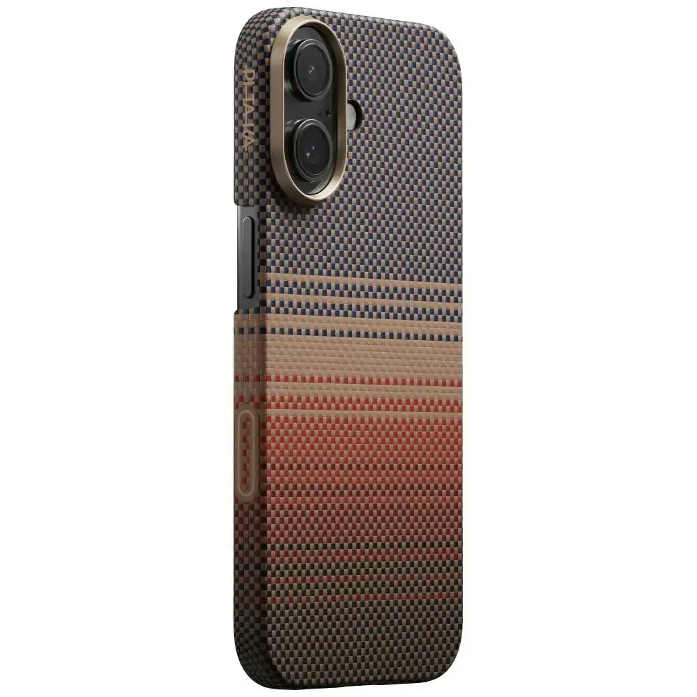 PITAKA Ultra-Slim phone case with MagSafe support for iPhone 17 sunset