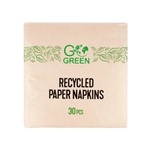 Pārstrādātas papīra salvetes Go Green