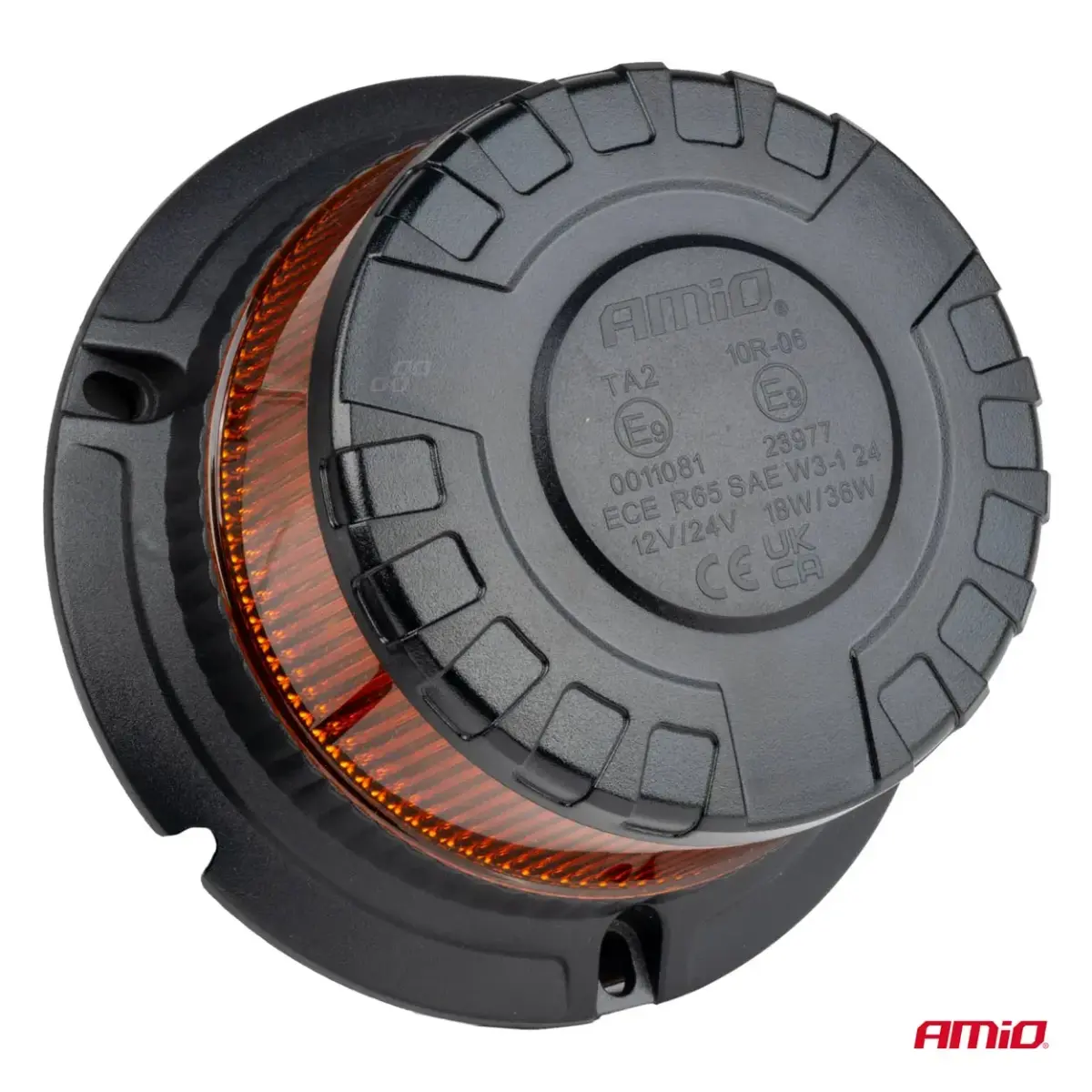 LED Warning Lamp heavy duty W28M 12V 24V AMIO-04105