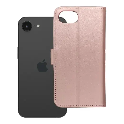 MEZZO mandala knyginio tipo telefono dėklas iPhone 16e rožinis