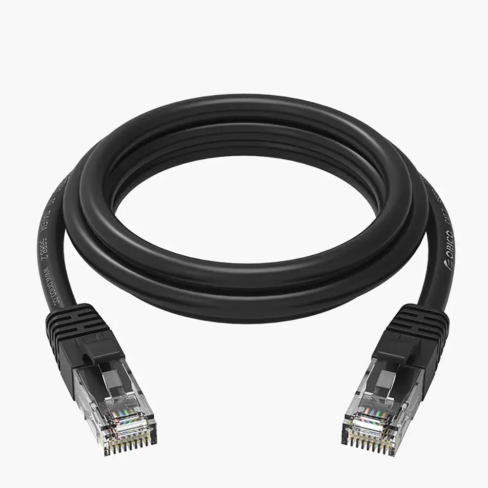 Orico PUG-C6 CAT6 1000Mbps RJ45 Ethernet Network Cable LAN Round 40m - Black