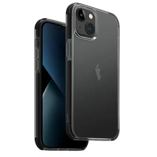 UNIQ etui Combat iPhone 14 6,1" czarny|carbon black