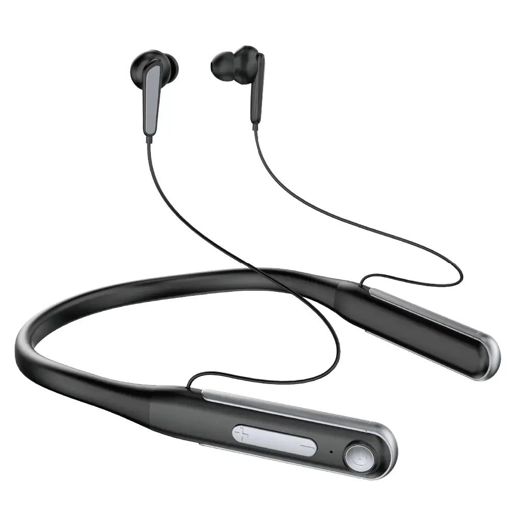 Dudao sports in-ear bluetooth headphones neckband 400mAh black (U5Max)