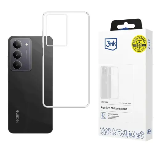 3mk Clear Case for Realme 14x transparent