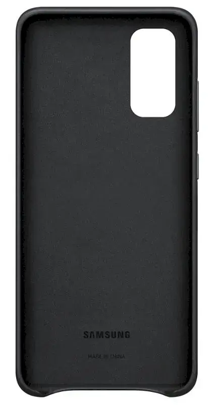 EF-VG980LBE Samsung Leather Cover for Galaxy S20 Black