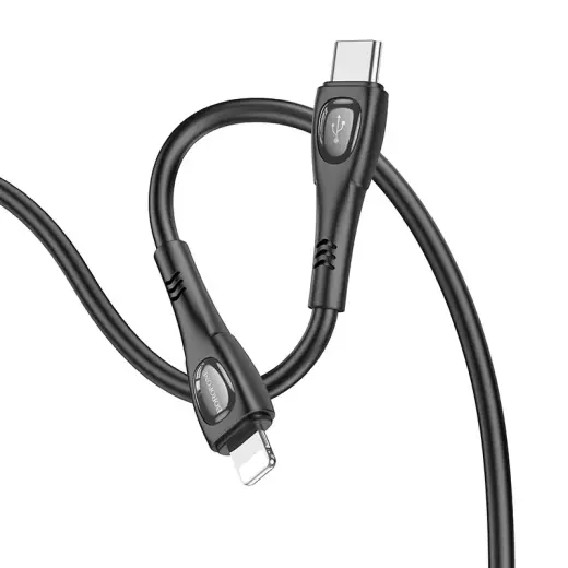 Borofone Cable BX98 Superior - Type C to Lightning - PD 27W 1 metre black