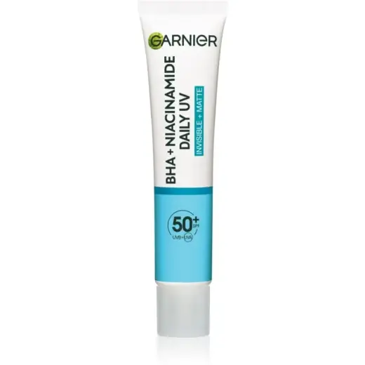 Garnier - Pure Active BHA + Niacinamide Daily UV Anti-Imperfection Fluid SPF50+ - Unisex, 40 Ml