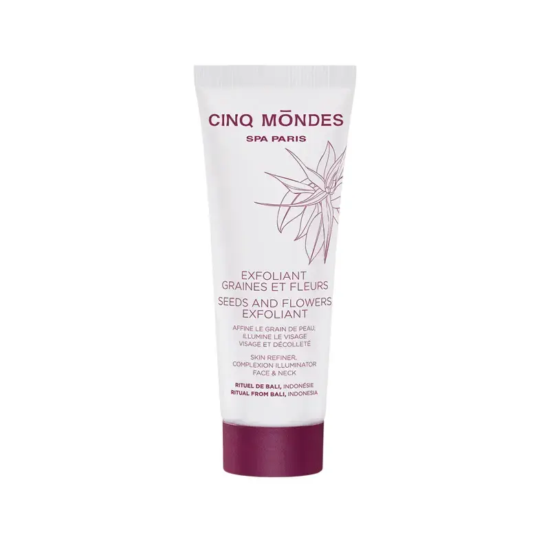 Cinq Mondes, Seeds and Flowers, Brightening, Exfoliating Cream, 150 ml