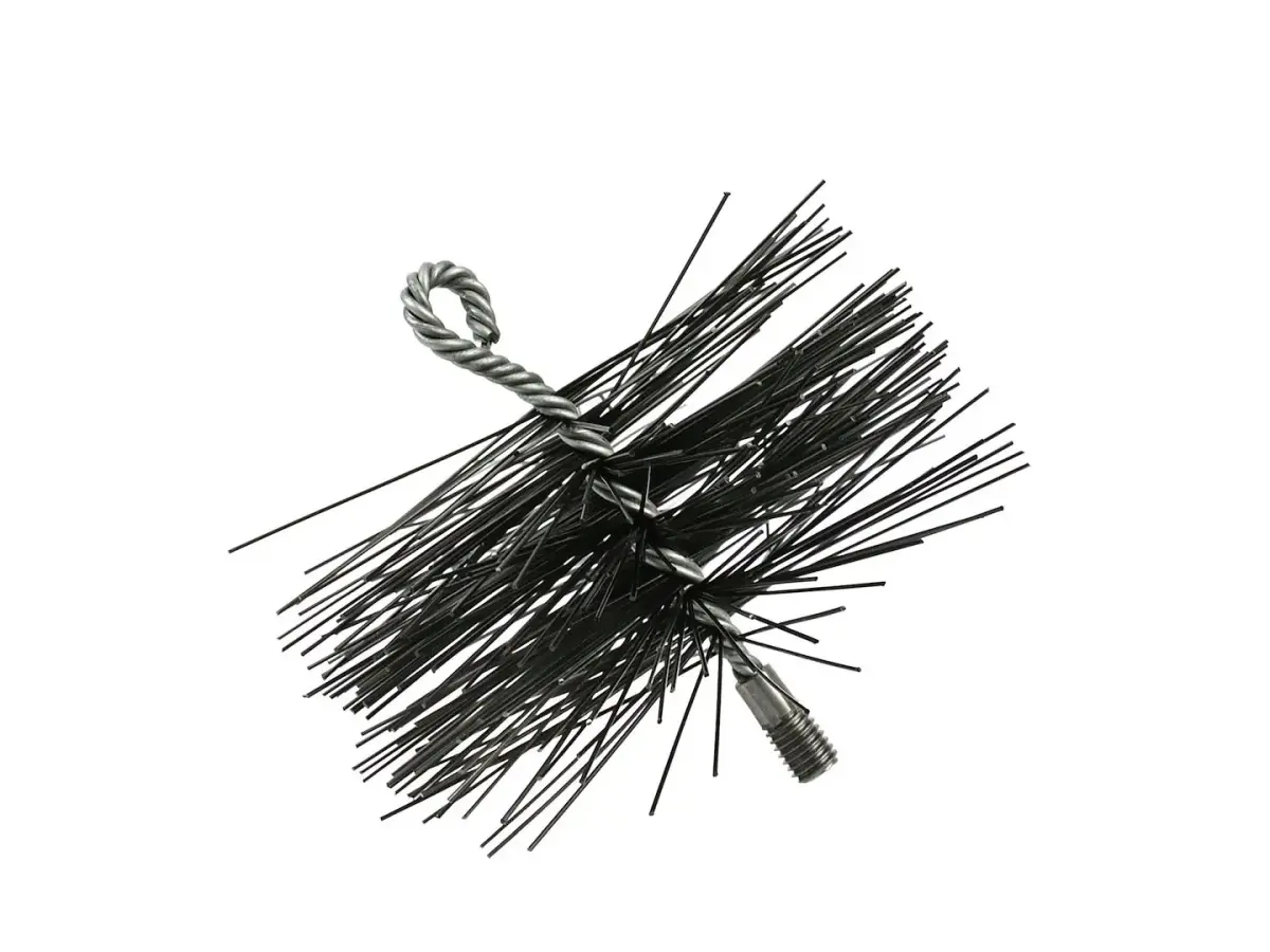 Apaļā stiepļu skursteņbirste PVC 150mm
