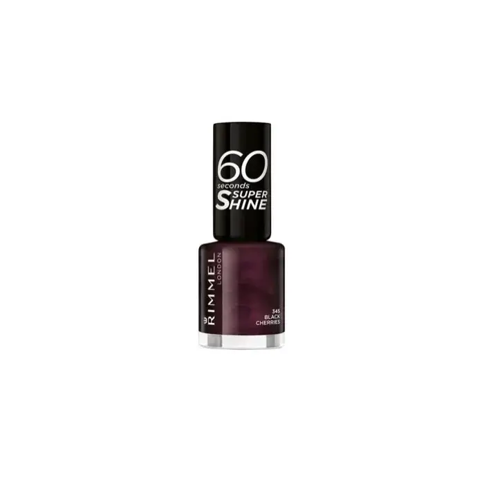 Rimmel 60 Seconds Super Shine 345 Black Cherries