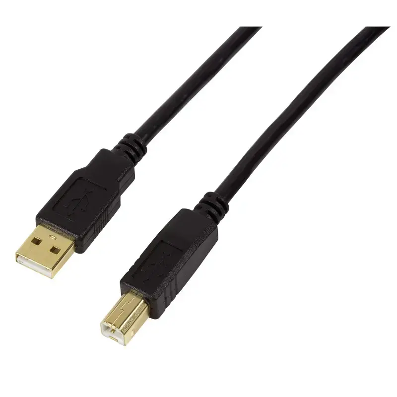 USB2.0 AM|BM active repeater cable,15m,blac