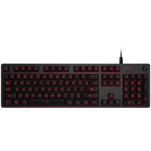 LOGITECH G413 Corded Mechanical Gaming Keyboard - CARBON - NORDIC - USB