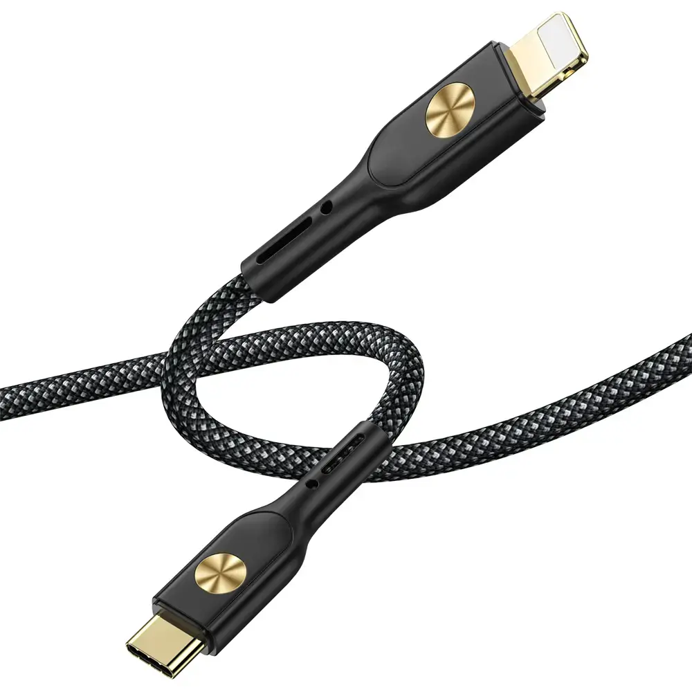 WIWU City Cable Wi-C035 data transfer and charging cable | USB-C to Lightning | 30W | black