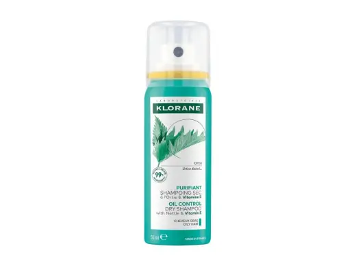 Klorane, Nettle, Vegan, Hair Dry Shampoo, Oil, 150 ml