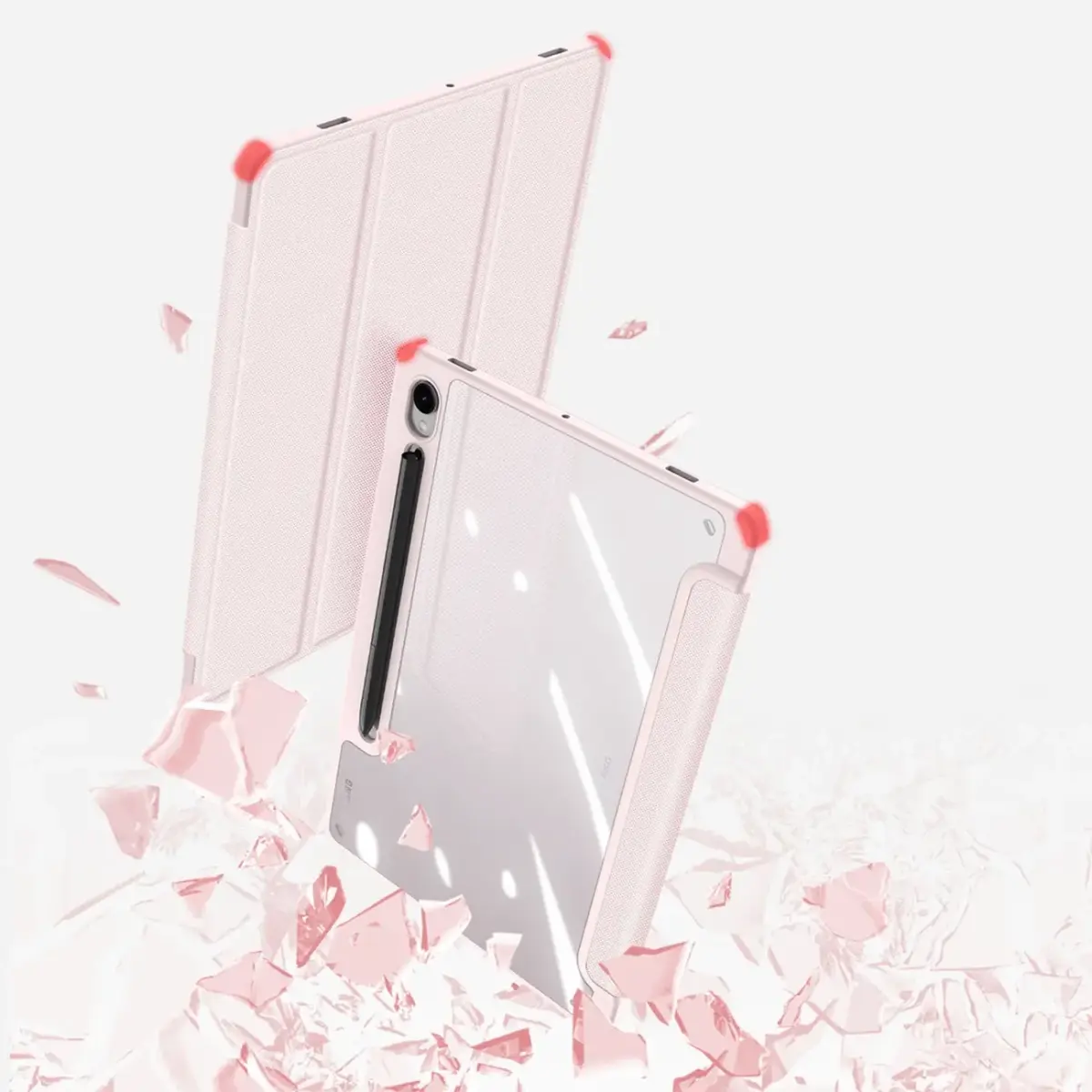 Dux Ducis Toby case with flip stand for Samsung Galaxy Tab S9 FE - pink