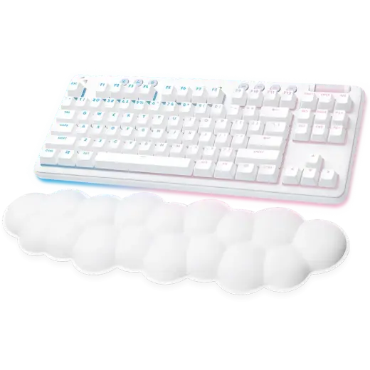 LOGITECH G715 TKL LIGHTSPEED RGB Wireless Gaming Keyboard - OFF WHITE - NORDIC - TACTILE