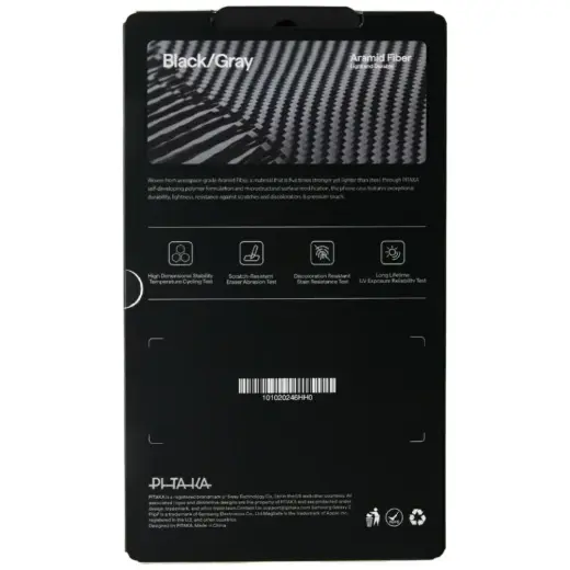 Case PITAKA Ultra-Slim MagSafe for Samsung Galaxy Z Flip7 black grey Photo