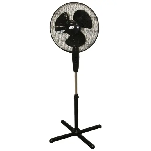 Grīdas ventilators 40.64cm, 40W, 3 ātrumi, melns