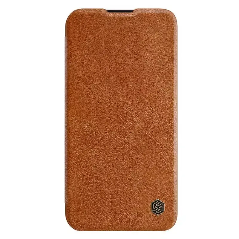 Nillkin Qin Pro for Samsung Galaxy A24 4G brown