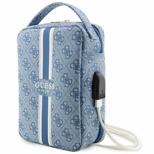 Guess Torba GUHBP4RPSB Organizer niebieski|blue 4G Printed Stripes